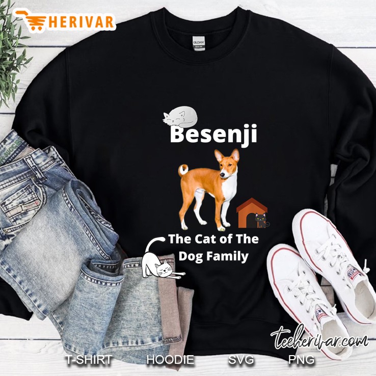 Bensenji The Cat Of The Dog Family Sweatshirt