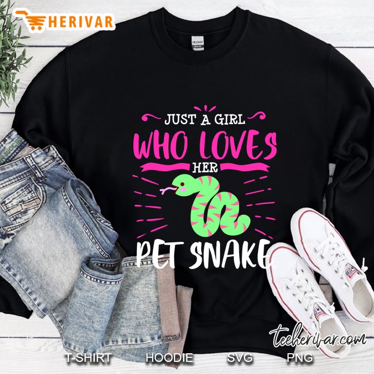 Just A Girl Who Loves Hers Pet Snake Sweatshirt