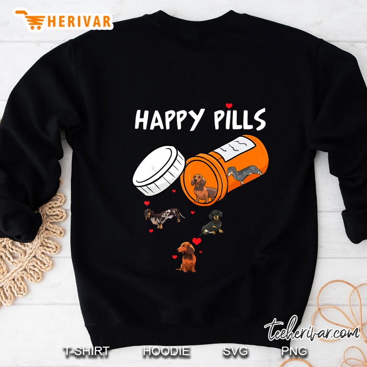 Happy Pills Cute Dachshunds Version Sweatshirt