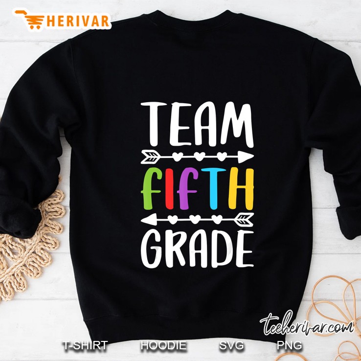Team Fifth Grade Arrow Version Sweatshirt