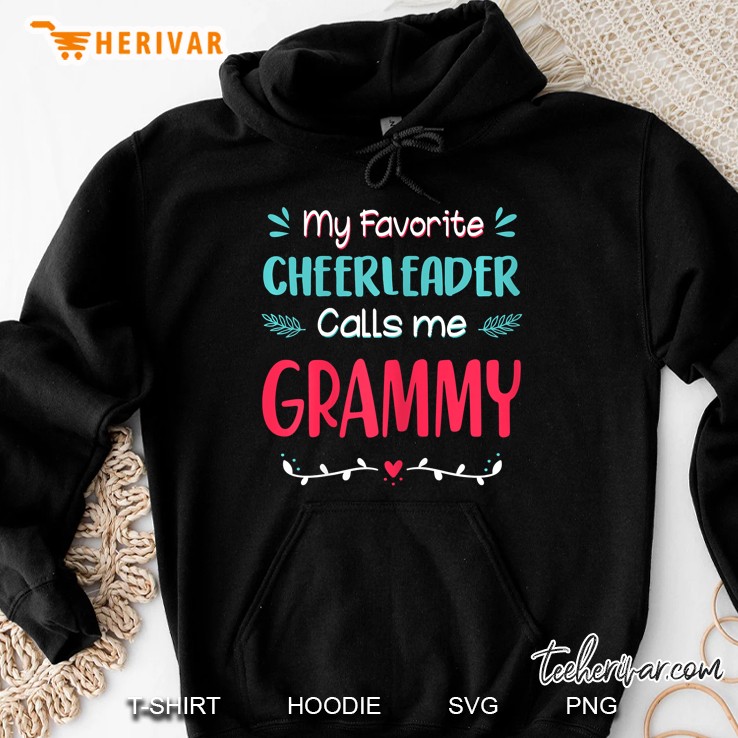 My Favorite Cheerleader Calls Me Grammy Hoodie