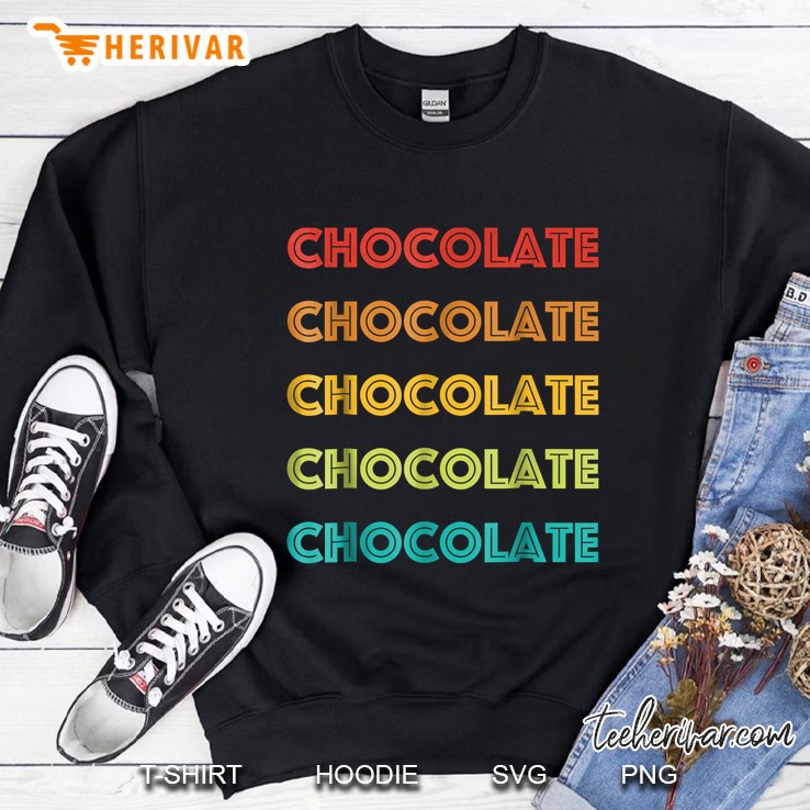 Chocolate Retro Vintage Version Sweatshirt