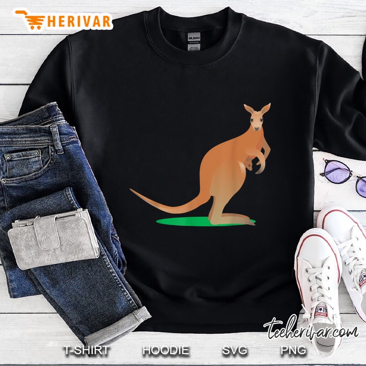 Mom & Baby Kangaroo In Pouch Joey Sweatshirt