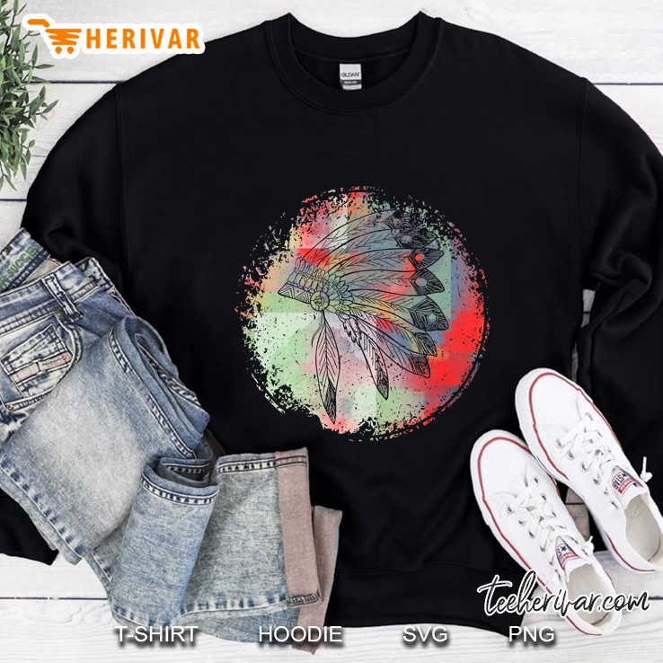 Native American Headdress Vintage Version Sweatshirt
