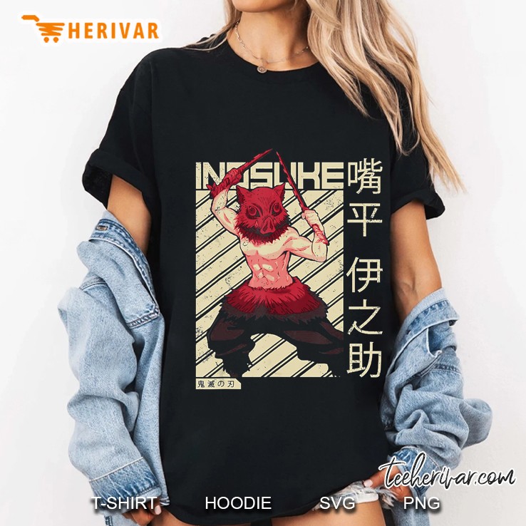 Inosuke Demon Slayer Ladies Tee