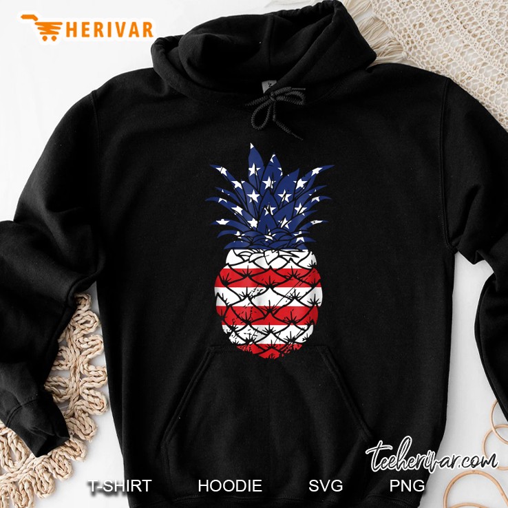 American Flag Pineapple Hoodie