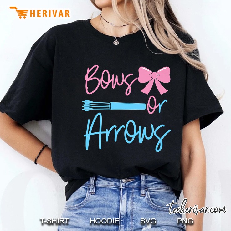 Bows Or Arrows Gender Reveal Ladies Tee