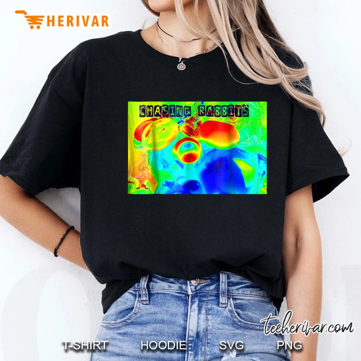 Chasing Rabbits Psychedelic Colorful Ladies Tee