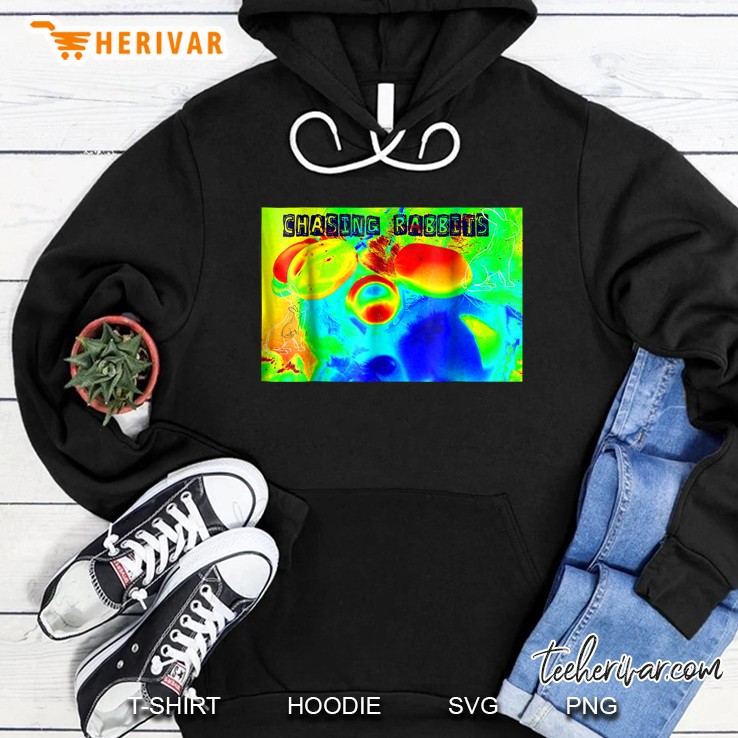Chasing Rabbits Psychedelic Colorful Hoodie