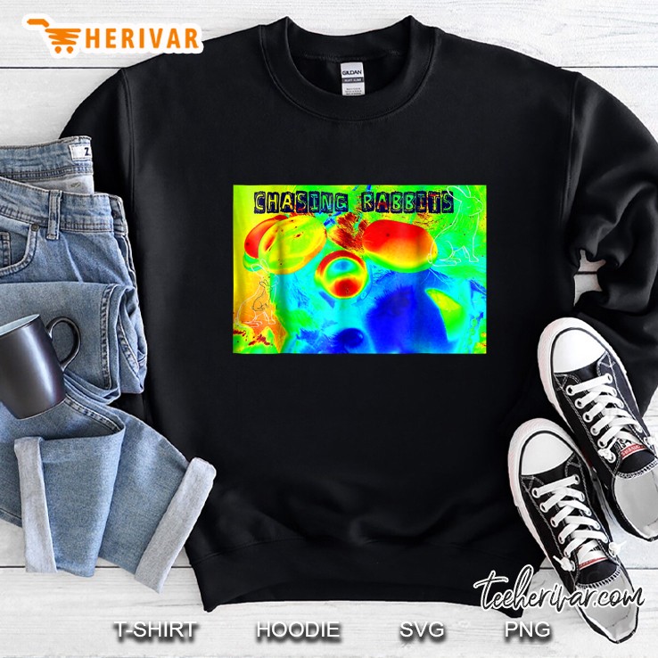 Chasing Rabbits Psychedelic Colorful Sweatshirt