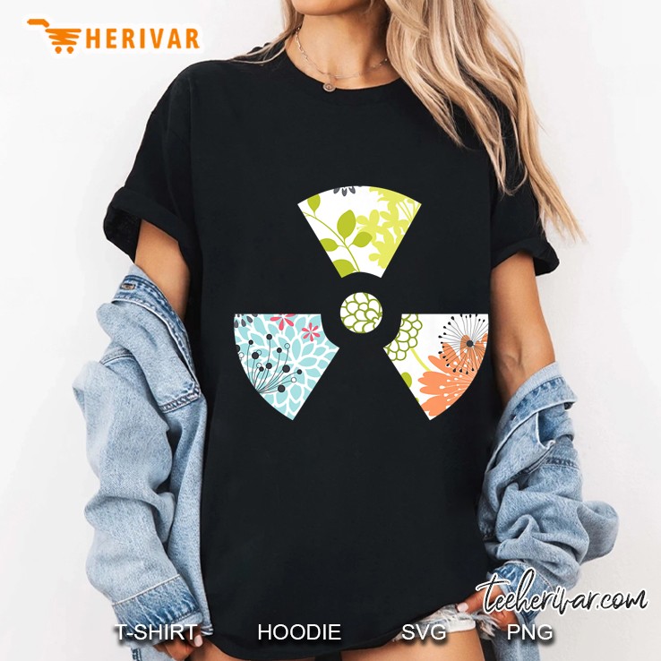 Radioactive Nuclear Symbol Dance Music Edm Vintage Ladies Tee