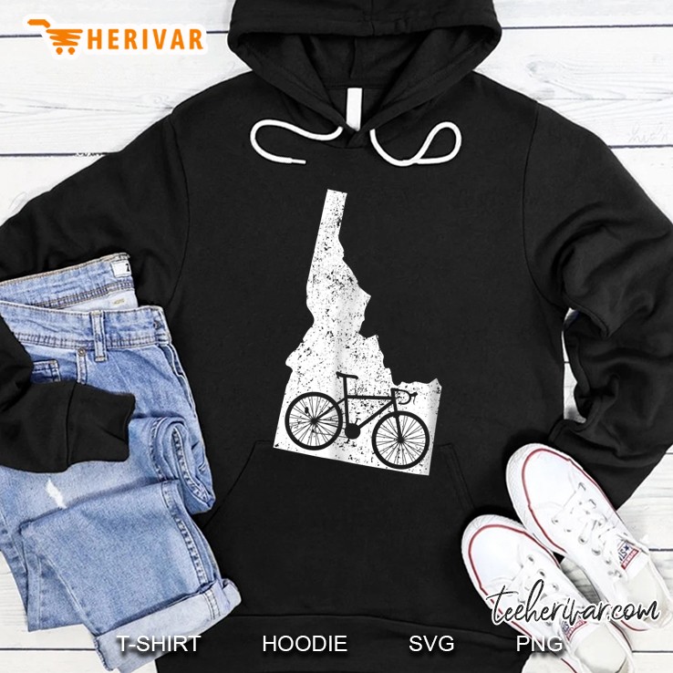 Idaho Bicycle Silhouette Version Hoodie