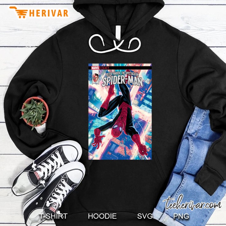 Peter Parker The Spectacular Spider-Man Comic Cover Hoodie