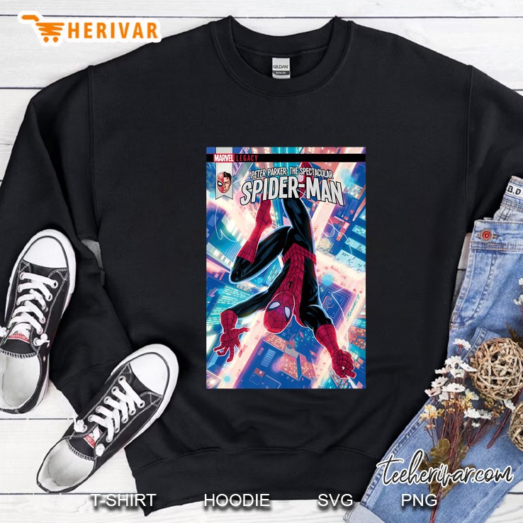 Peter Parker The Spectacular Spider-Man Comic Cover Sweatshirt