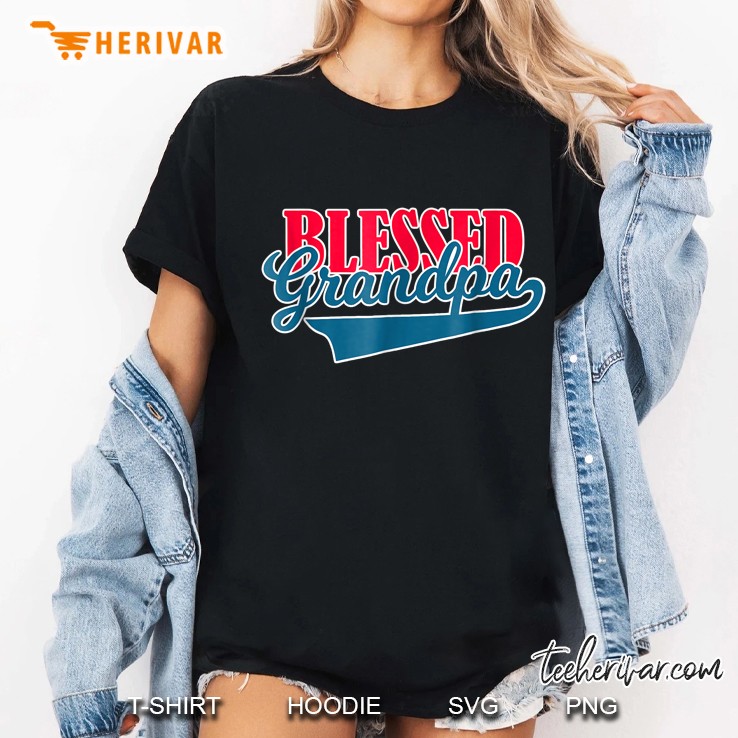 Blessed Grandpa Ladies Tee