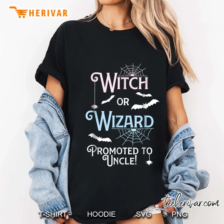 Witch Or Wizard Promoted To Uncle Ladies Tee