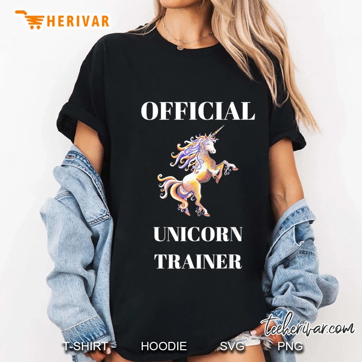 Official Unicorn Trainer Unicorn Lover Ladies Tee