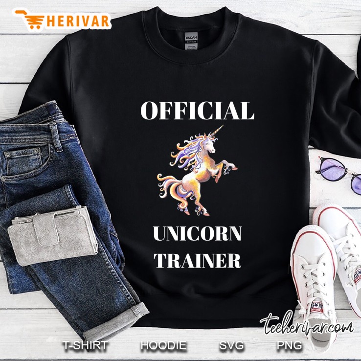 Official Unicorn Trainer Unicorn Lover Sweatshirt