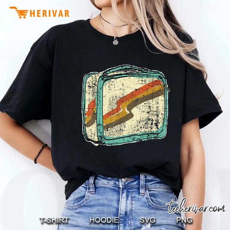 Retro Vintage Lunchbox Ladies Tee