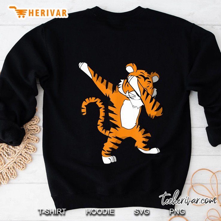 Dabbing Tiger Football Mascot Dab Dance Sweatshirt