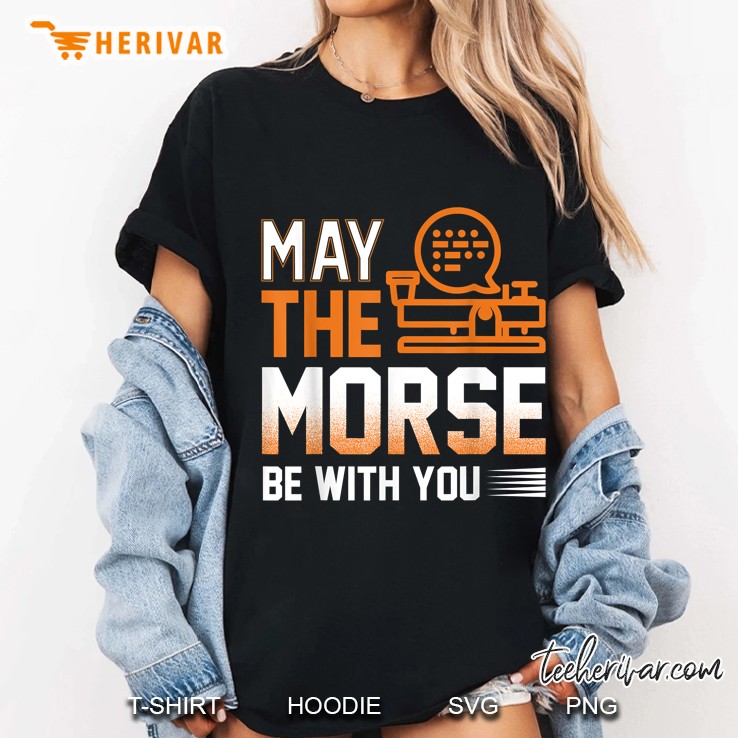 May The Morse Be With You Ladies Tee
