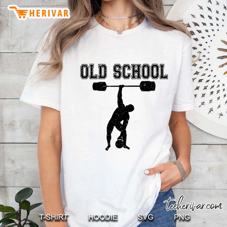 Old School Weightlifting Premium Ladies Tee