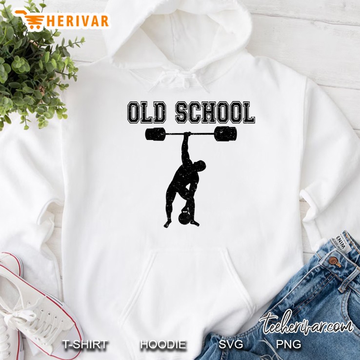 Old School Weightlifting Premium Hoodie