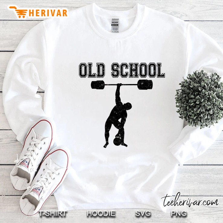 Old School Weightlifting Premium Sweatshirt