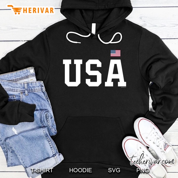 USA American Flag Hoodie