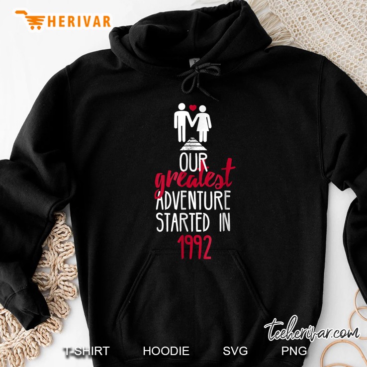26Th Wedding Anniversary Funny For Married In 1992 J Hoodie