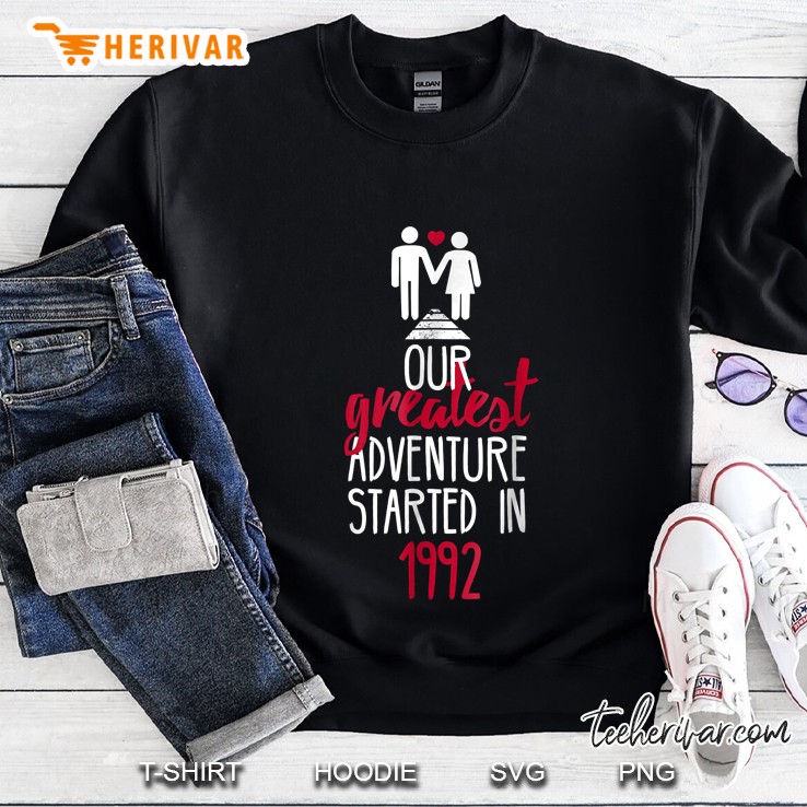 26Th Wedding Anniversary Funny For Married In 1992 J Sweatshirt