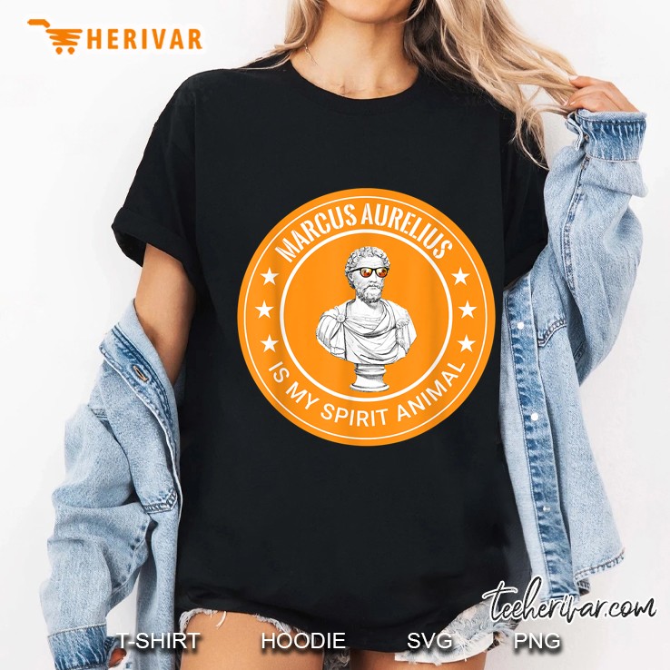 Marcus Aurelius Spirit Animal Stoic Men Women Ladies Tee