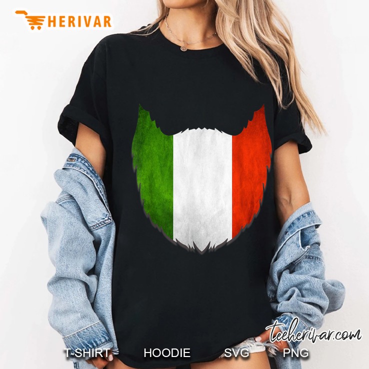 Proud Italian Beard Italy Pride Never Shave Ladies Tee
