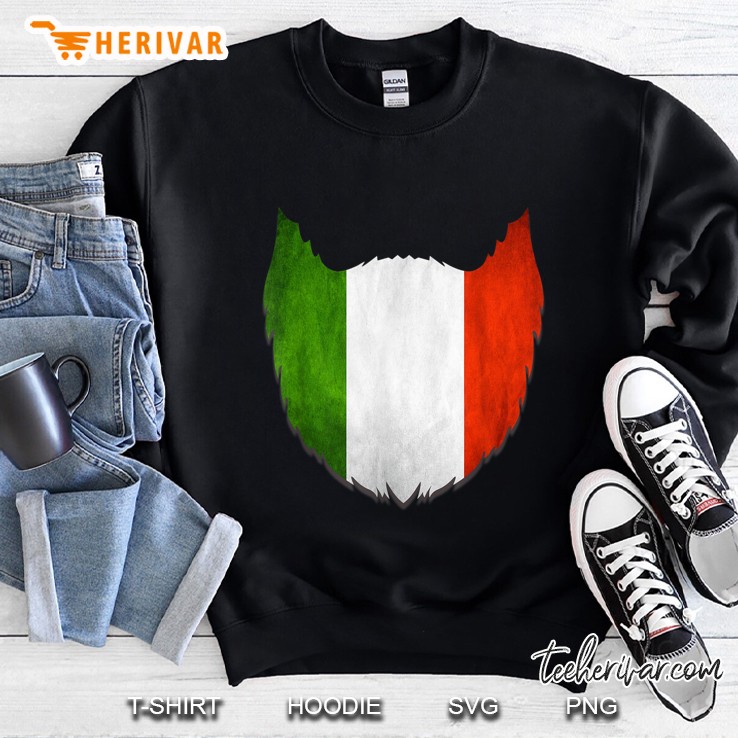 Proud Italian Beard Italy Pride Never Shave Sweatshirt