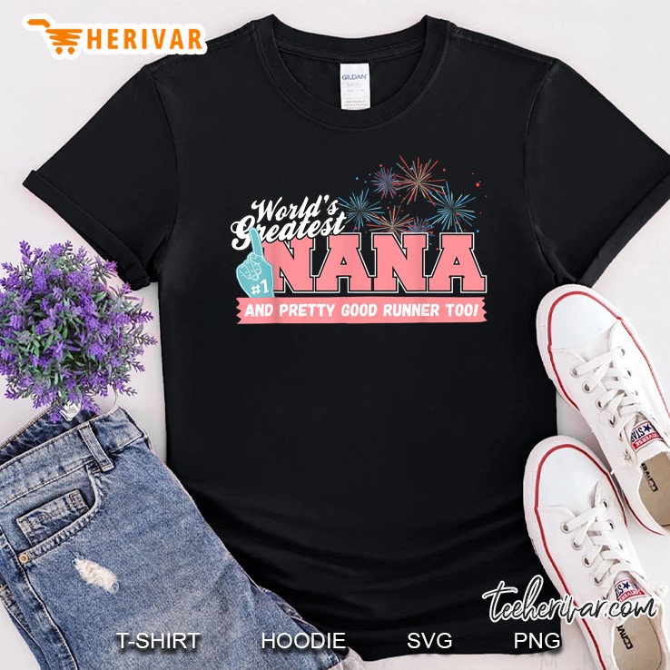 Running Grandma Nana Shirt