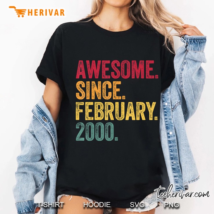 Awesome Since February 2000 Ladies Tee