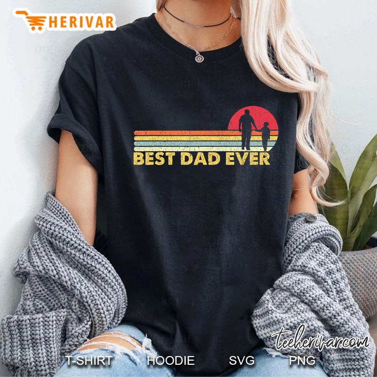 Best Dad Ever Vintage Ladies Tee