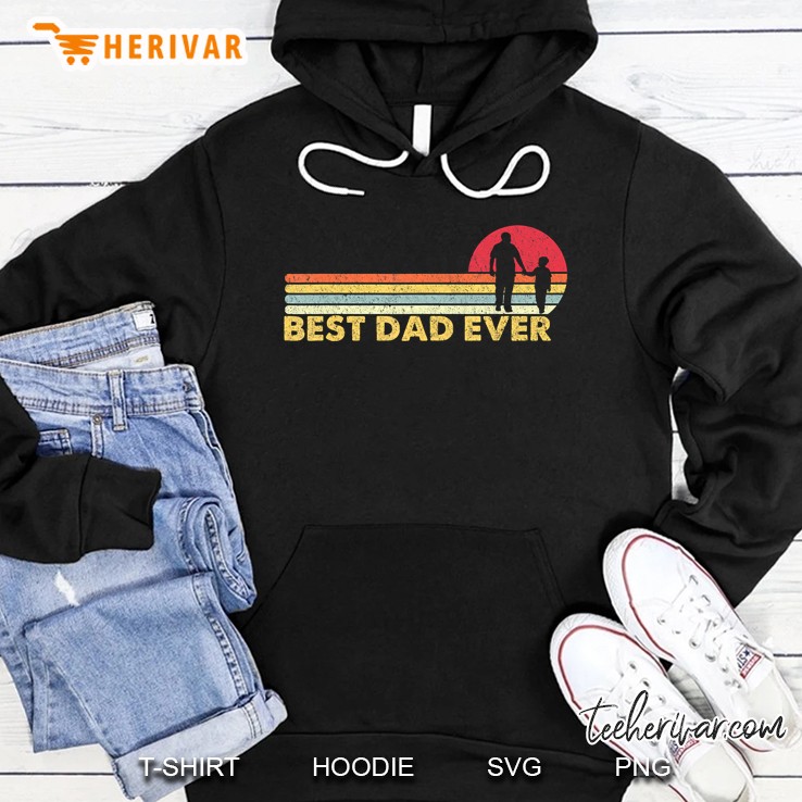 Best Dad Ever Vintage Hoodie