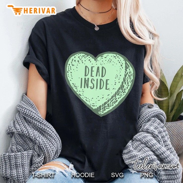 Funny Anti Valentines Day Gift Design With Candy Heart Ladies Tee