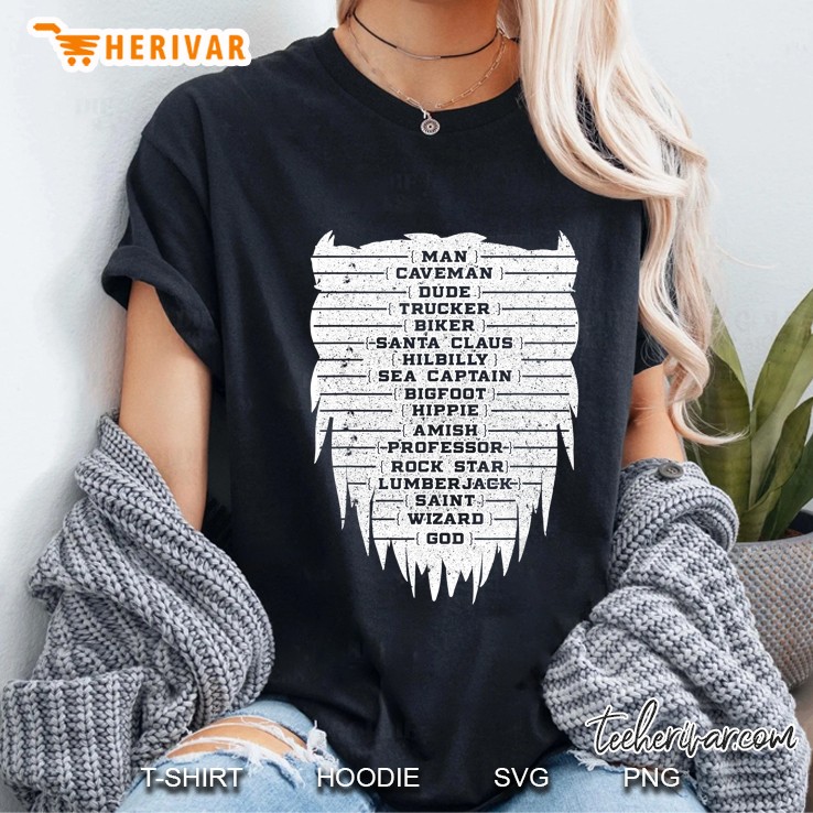 Mens Mens Beard Measurement Chart Gift Beard Length Growth Chart Ladies Tee