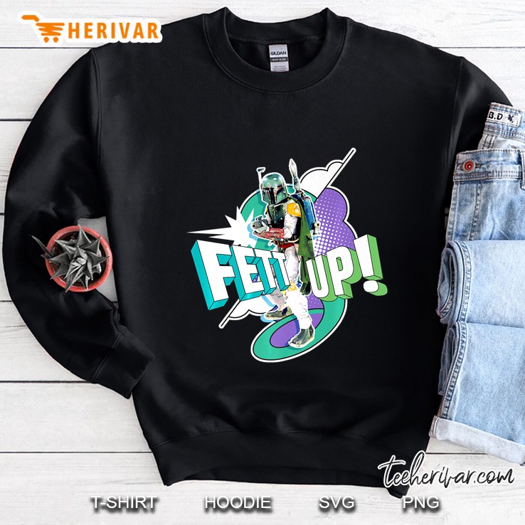 Star Wars Boba Fett Up Funny Premium Sweatshirt