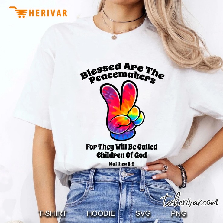 Blessed Are The Peacemakers Matthew 59 Ladies Tee
