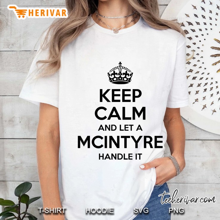 Mcintyre Funny Surname Family Tree Birthday Reunion Gift Ladies Tee