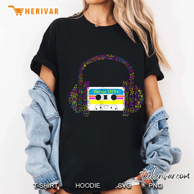 Vintage 1970S Cassette Tape Music Ladies Tee
