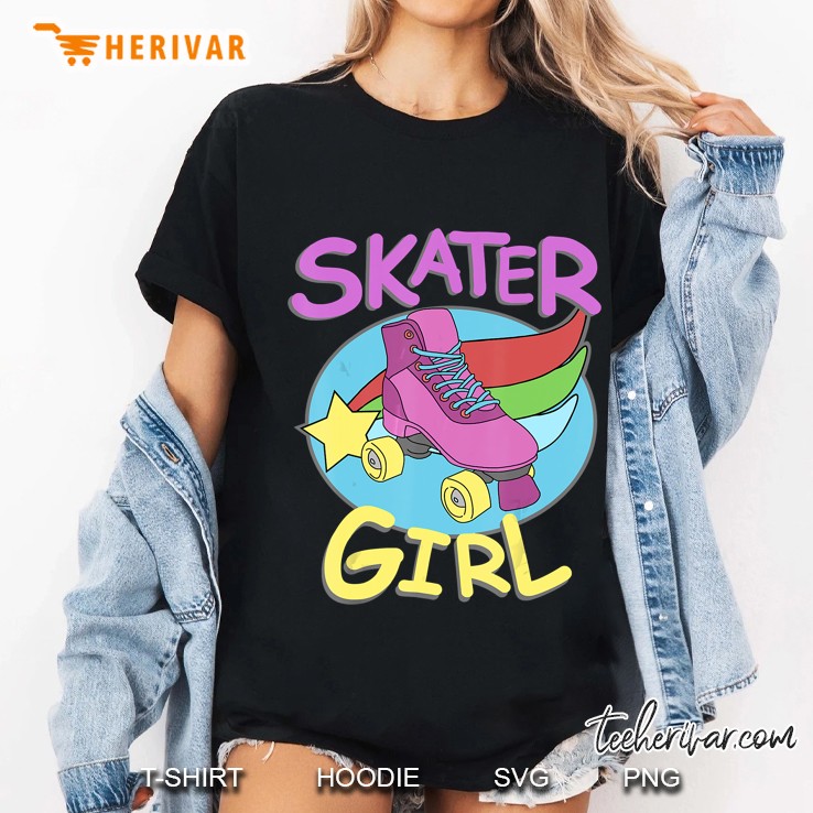 Roller Disco 70S 80S Derby Skate Skater Girl Women Kid Ladies Tee