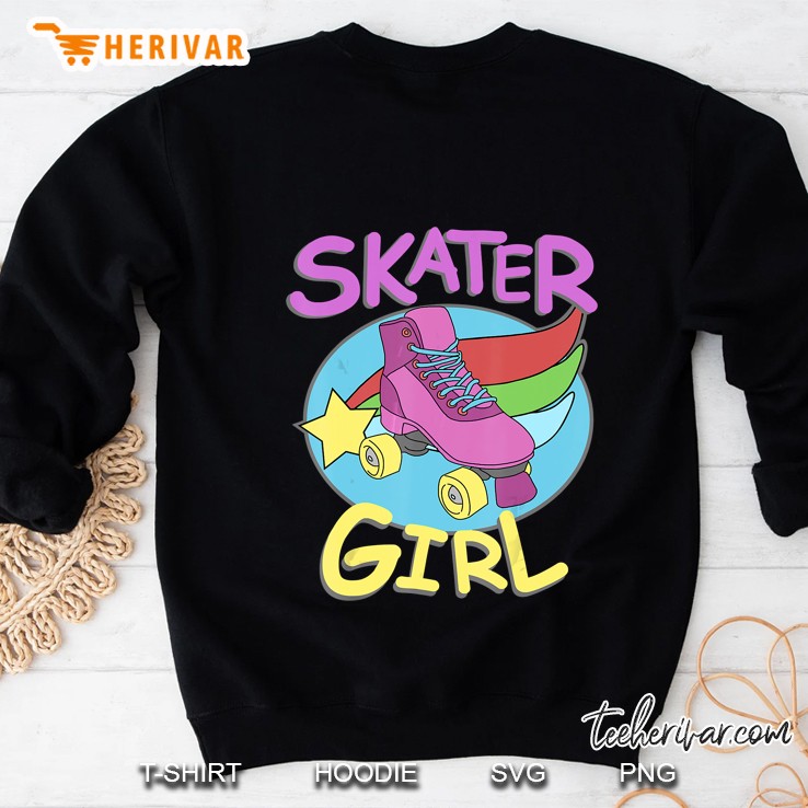 Roller Disco 70S 80S Derby Skate Skater Girl Women Kid Sweatshirt