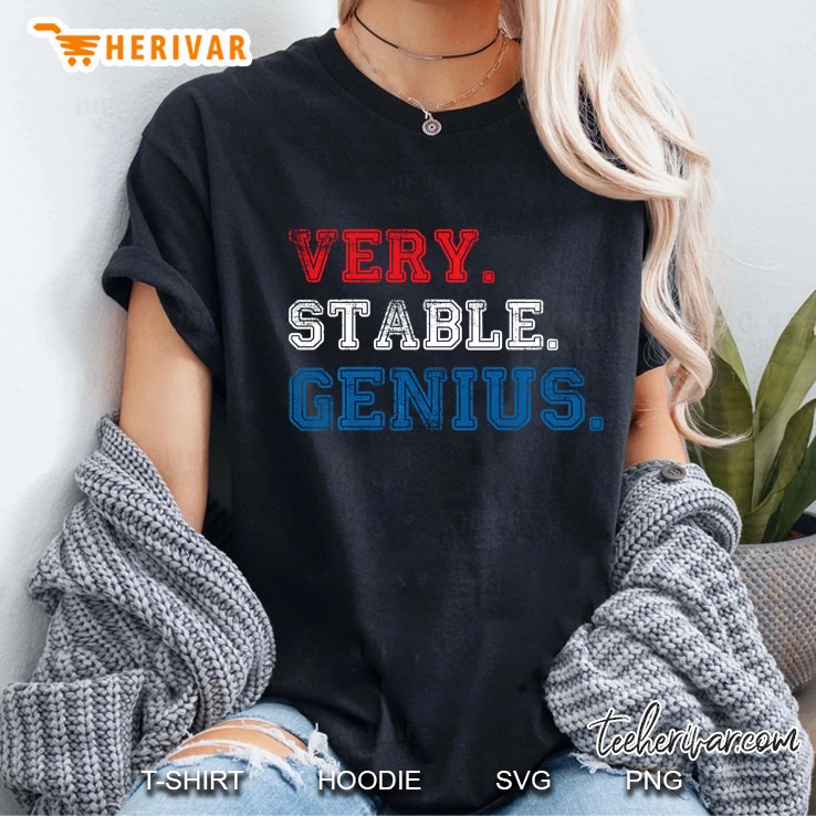Very Stable Genius Trump Ladies Tee