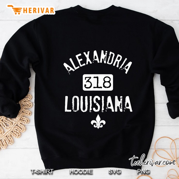Alexandria Louisiana 318 Area Code Sweatshirt