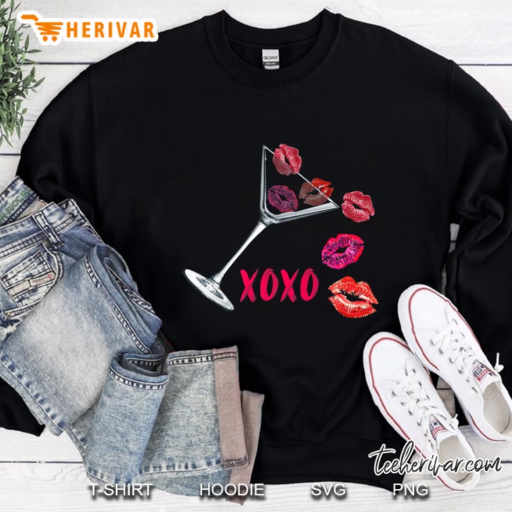 Xoxo Love Champagne And Kisses Sweatshirt