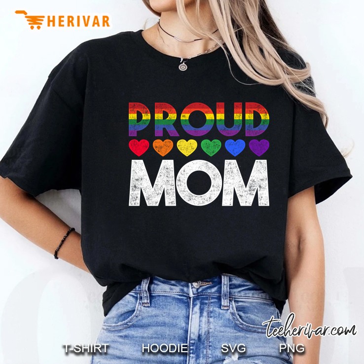 Proud Mom Lgbt Ladies Tee